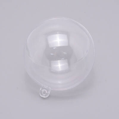 Openable Transparent Plastic Ball Pendant Decoration