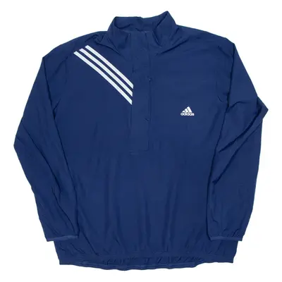 ADIDAS Lightweight Mens Sweatshirt Blue 2XL