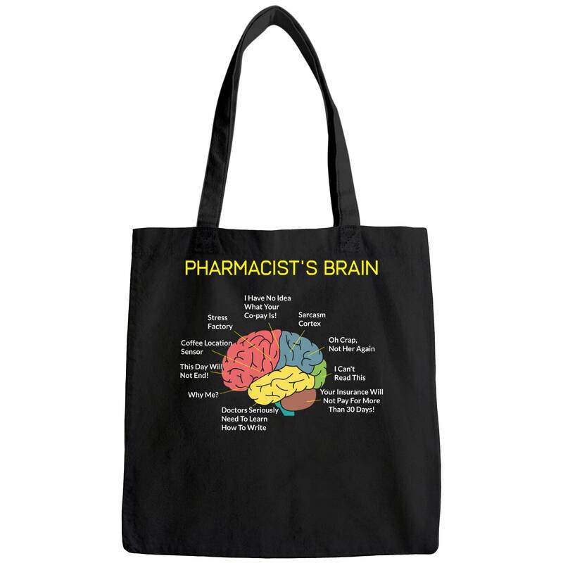 Pharmacist's Brain Pharmacy Tote Bag