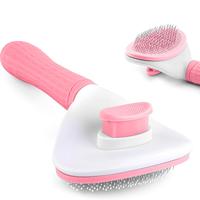 Click Self-cleaning Hair Comb, Pet Hair Removal Brush, For Cats And Dogs, Puppy Brush for Long Haired Pets, Pet Supplies, 202...