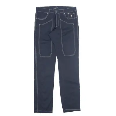 JECKERSON Trousers Blue Regular Straight Womens W32 L34