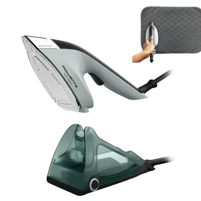Rowenta Duo Force | 2-in-1 Steam Iron and Clothes Steamer | Versatile and Efficient Garment Care