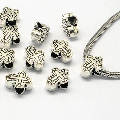 Alloy European Beads
