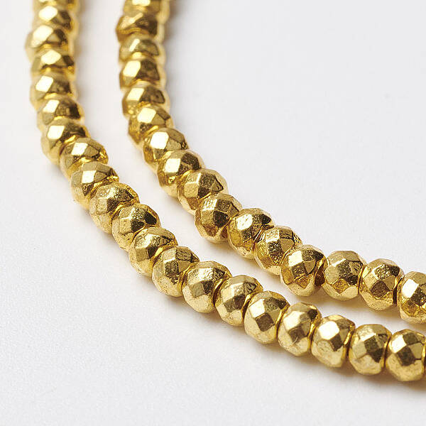 Non-magnetic Synthetic Hematite Beads Strands
