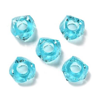 Transparent Resin European Beads