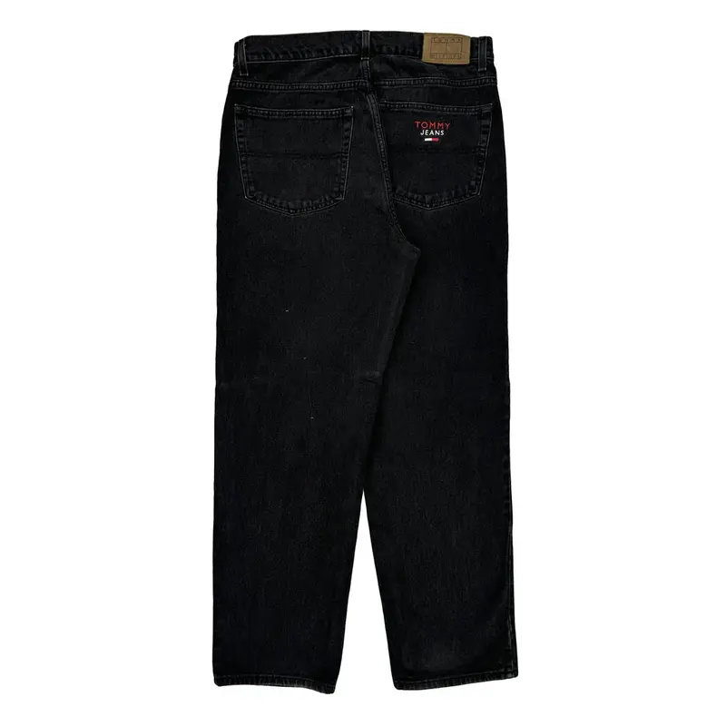 Tommy Jeans Jeans - 35W 31L Black Cotton | Size: 35″ waist