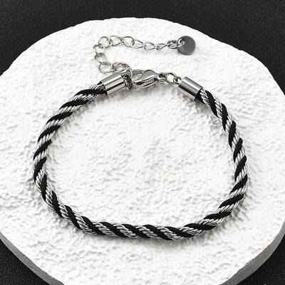 304 Stainless Steel Nylon Cord String Bracelets