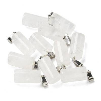 Natural Quartz Crystal Pendants