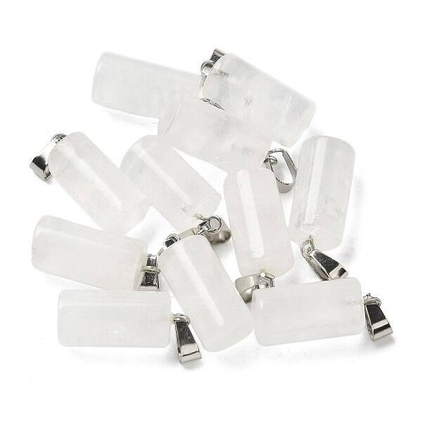 Natural Quartz Crystal Pendants