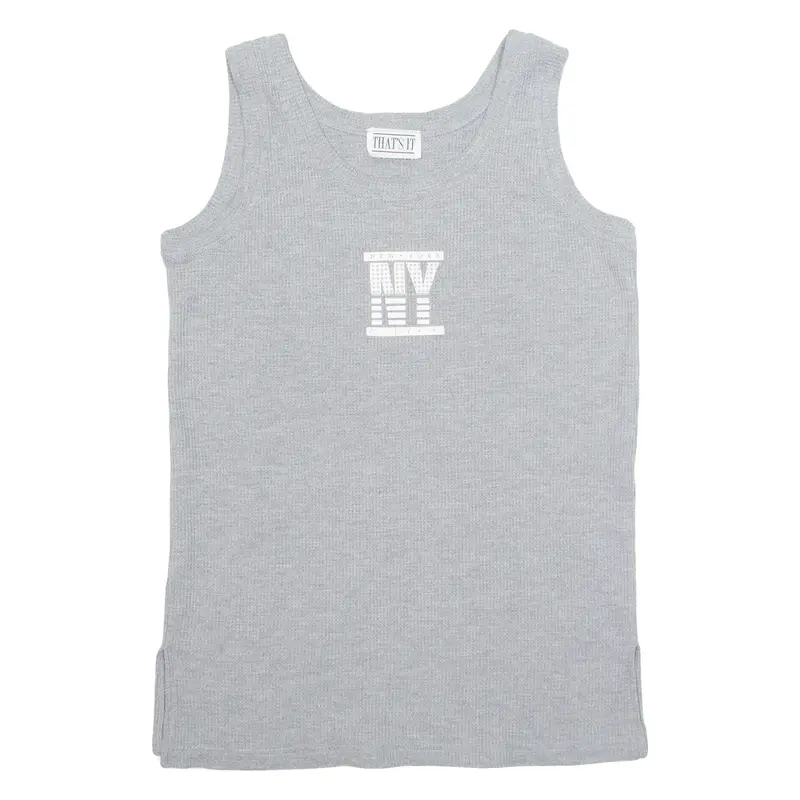 THAT'S IT NY Mens Vest Green Sleeveless USA M