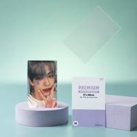 Premium Kpop Photocard Sleeves - Purple Version (57x88mm)