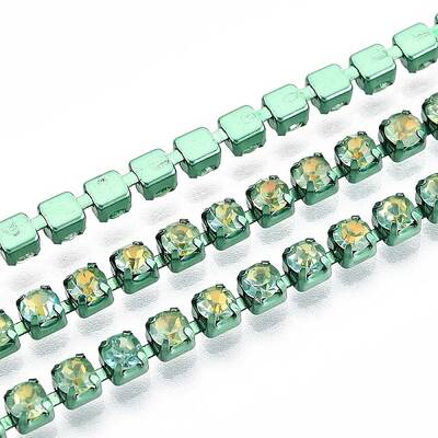 Iron Rhinestone Cup Chains