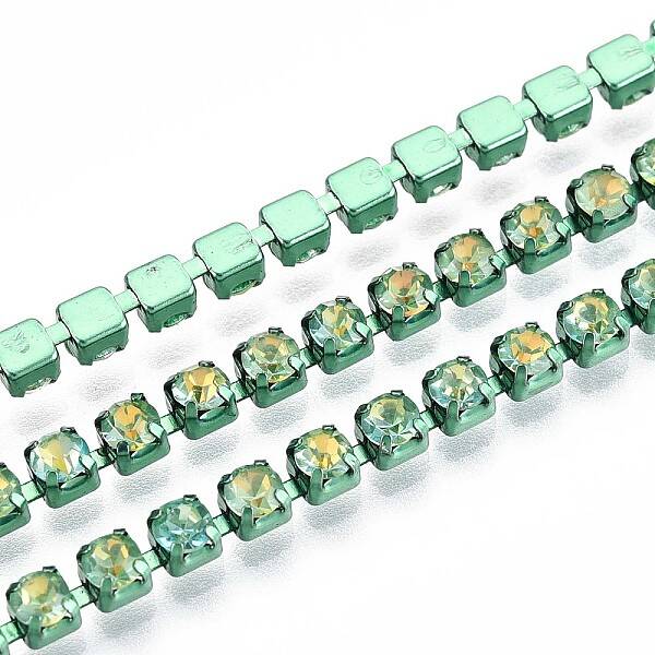Iron Rhinestone Cup Chains
