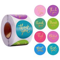 Letter Pattern Decorative Sticker, 500pcs/roll Self Adhesive Decal, DIY Creative Paster for Gifts Bottle Scrapbook Phone Case...