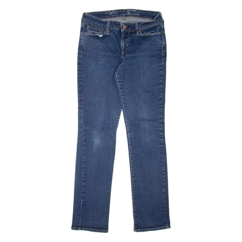 LEVI'S Womens Jeans Blue Regular Straight Denim W29 L32