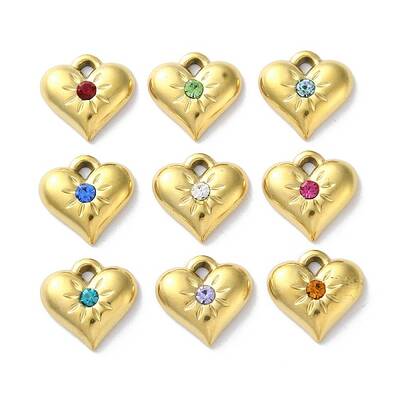 Ion Plating(IP) 304 Stainless Steel Charms