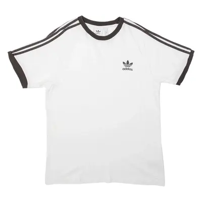 ADIDAS Mens T-Shirt White L