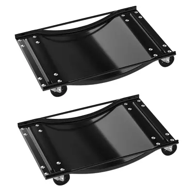 Garvee Car Dolly Set of 2, Heavy Duty Wheel Dollies 5000 lbs Capacity, 23.8x14.4, for Moving Cars & Trucks, Black