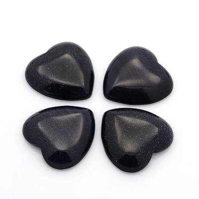 Synthetic Blue Goldstone Cabochons