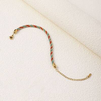 Twisted Nylon Cord Bracelets for Women