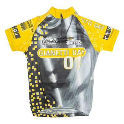 CIEGI Cycling Mens Jersey Grey 1/4 Zip S