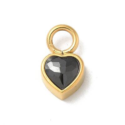 Ion Plating(IP) 304 Stainless Steel with Rhinestone Charms