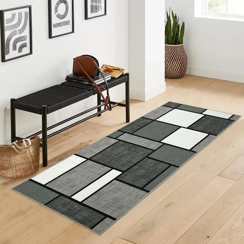 Garvee Runner Rug for Hallway Machine Washable Rugs 2x6 Rug Runner Geometric Modern Rug Entry Rug Non Slip Rug for Bedroom So...
