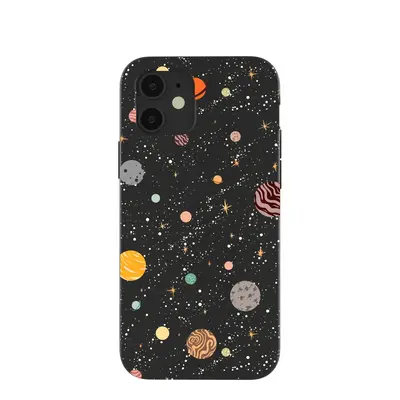 Black Galactic Glow iPhone 12/ iPhone 12 Pro Case