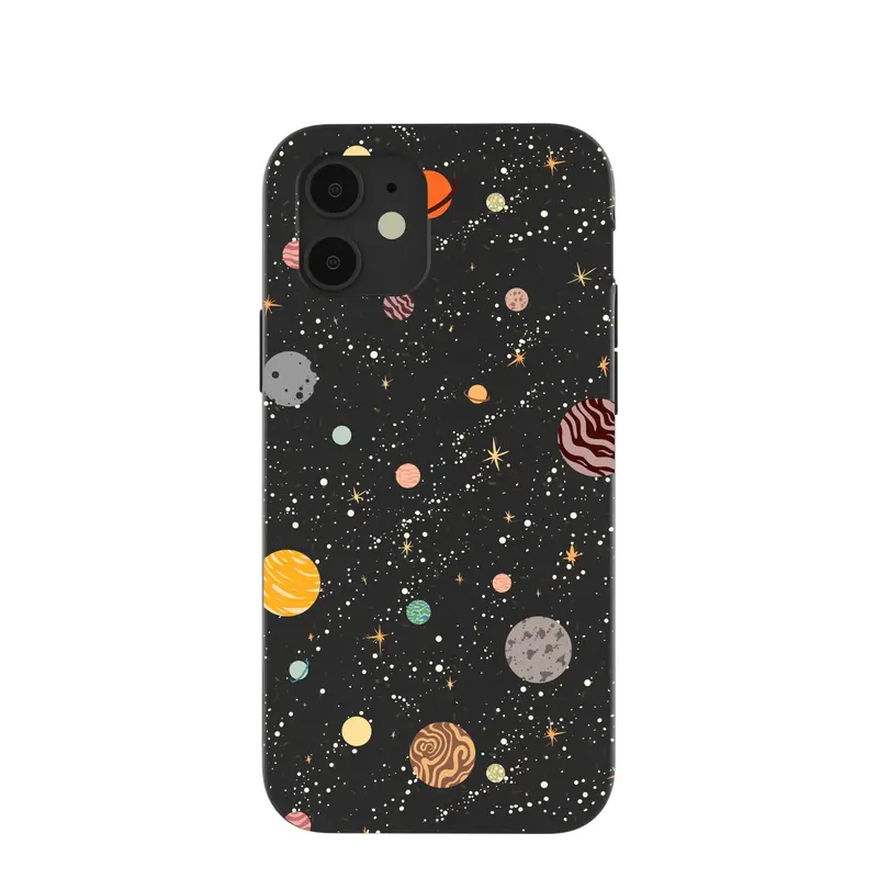 Black Galactic Glow iPhone 12/ iPhone 12 Pro Case