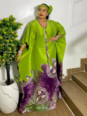 HERITAGE BLOOM KAFTAN (OLIVE)