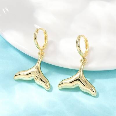 Brass Hoop Earrings