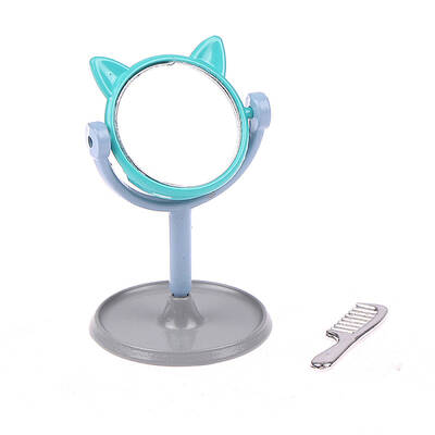 Miniature Cute Cat's Head Alloy Makeup Mirrors