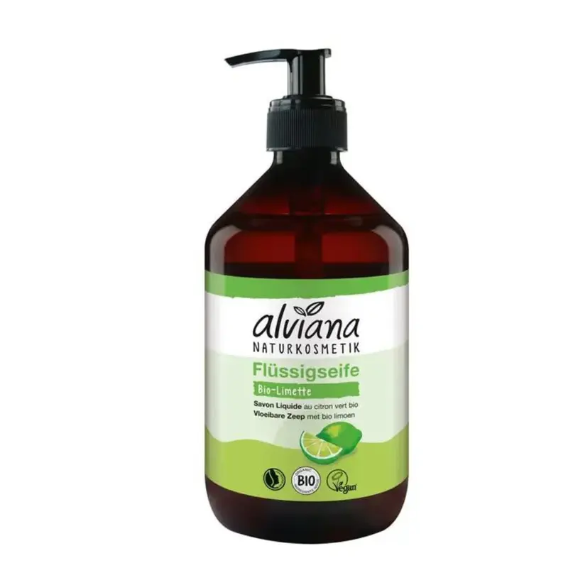 Alviana Organic Green Lemon Liquid Soap 500ml