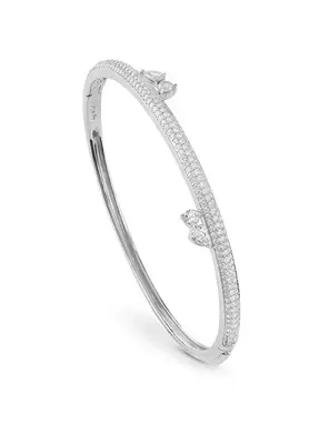 Guess Bracciale In Argento Massiccio Con Zirconi Cubici Nuances Jsbb04511Jwrh - Diametro: 5,5 Cm