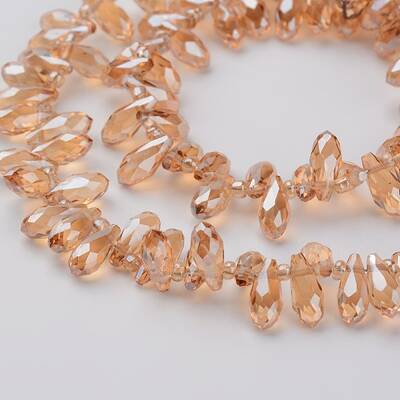 Electroplate Glass Beads Strands