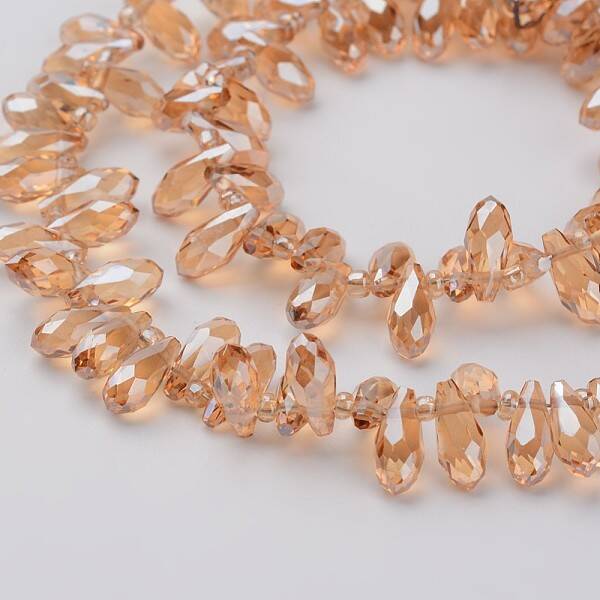 Electroplate Glass Beads Strands
