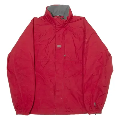HELLY HANSEN Mens Jacket Red Hooded L