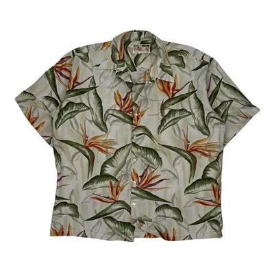 Tori Richards Hawaiian Shirt - Large Multicoloured Cotton