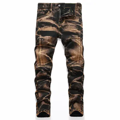 Boy's Skinny Fit Fashion Slim Washed Kids Denim Jeans Pants