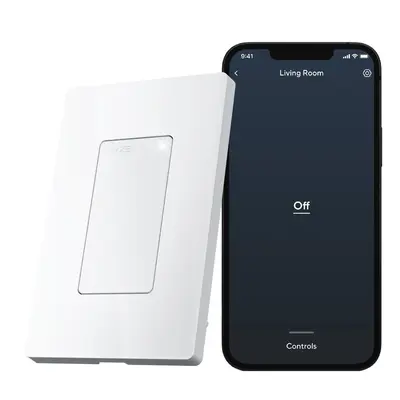 Wyze Switch — WiFi Smart Light Switch, Single-Pole, Neutral Wire Required, Compatible with Alexa, Google Assistant, and IFT...