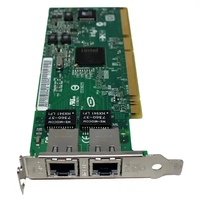 IBM 08N5297 | Dual-Ports RJ-45 1Gb/s 10Base-T/100Base-TX/1000Base-T Gigabit Ethernet PCI-X Server Network Adapter by Intel fo...