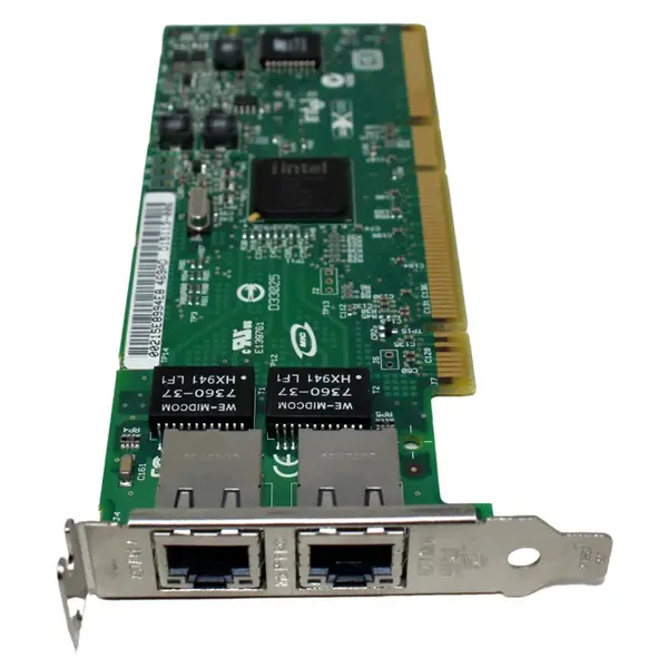 IBM 08N5297 | Dual-Ports RJ-45 1Gb/s 10Base-T/100Base-TX/1000Base-T Gigabit Ethernet PCI-X Server Network Adapter by Intel fo...