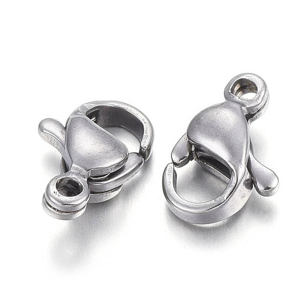 Tarnish Resistant 304 Stainless Steel Lobster Claw Clasps