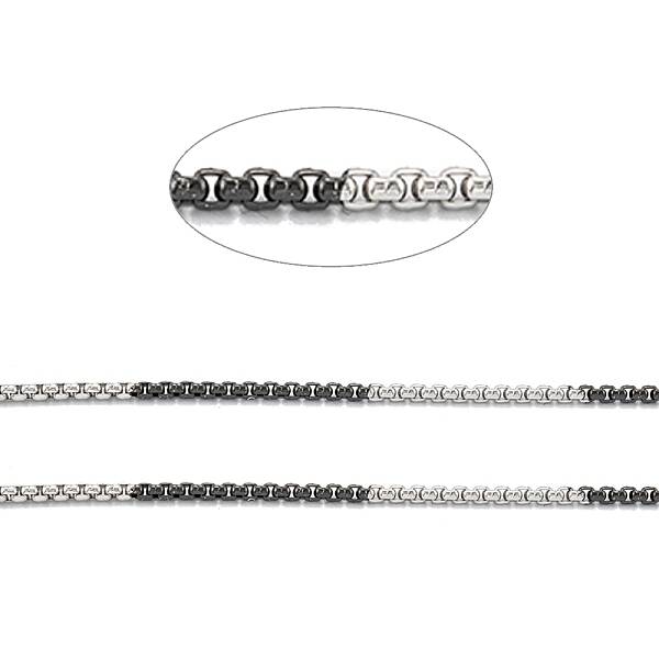 Ion Plating(IP) 304 Stainless Steel Box Chains