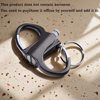 Versatile metal keychains ideal for outdoor, car, and home, portable design, doubles as a match storage.（Without kerosene...