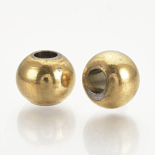PVD Vacuum Plating 304 Stainless Steel Beads