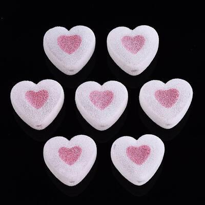Flocky Acrylic Beads