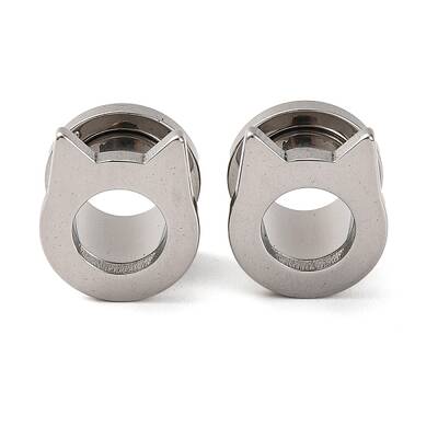 Non-Tarnish 304 Stainless Steel Ear Plugs Gauges