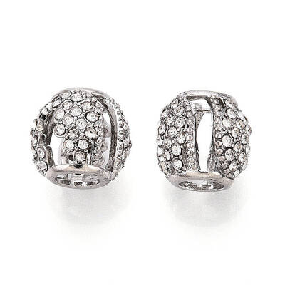 Alloy Rhinestone European Beads