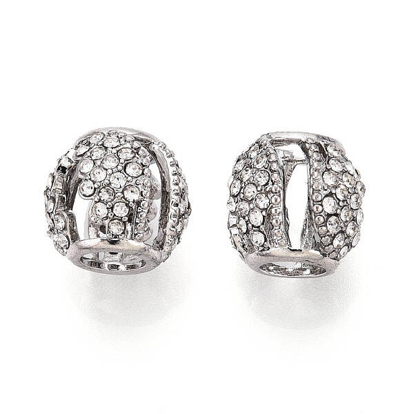 Alloy Rhinestone European Beads